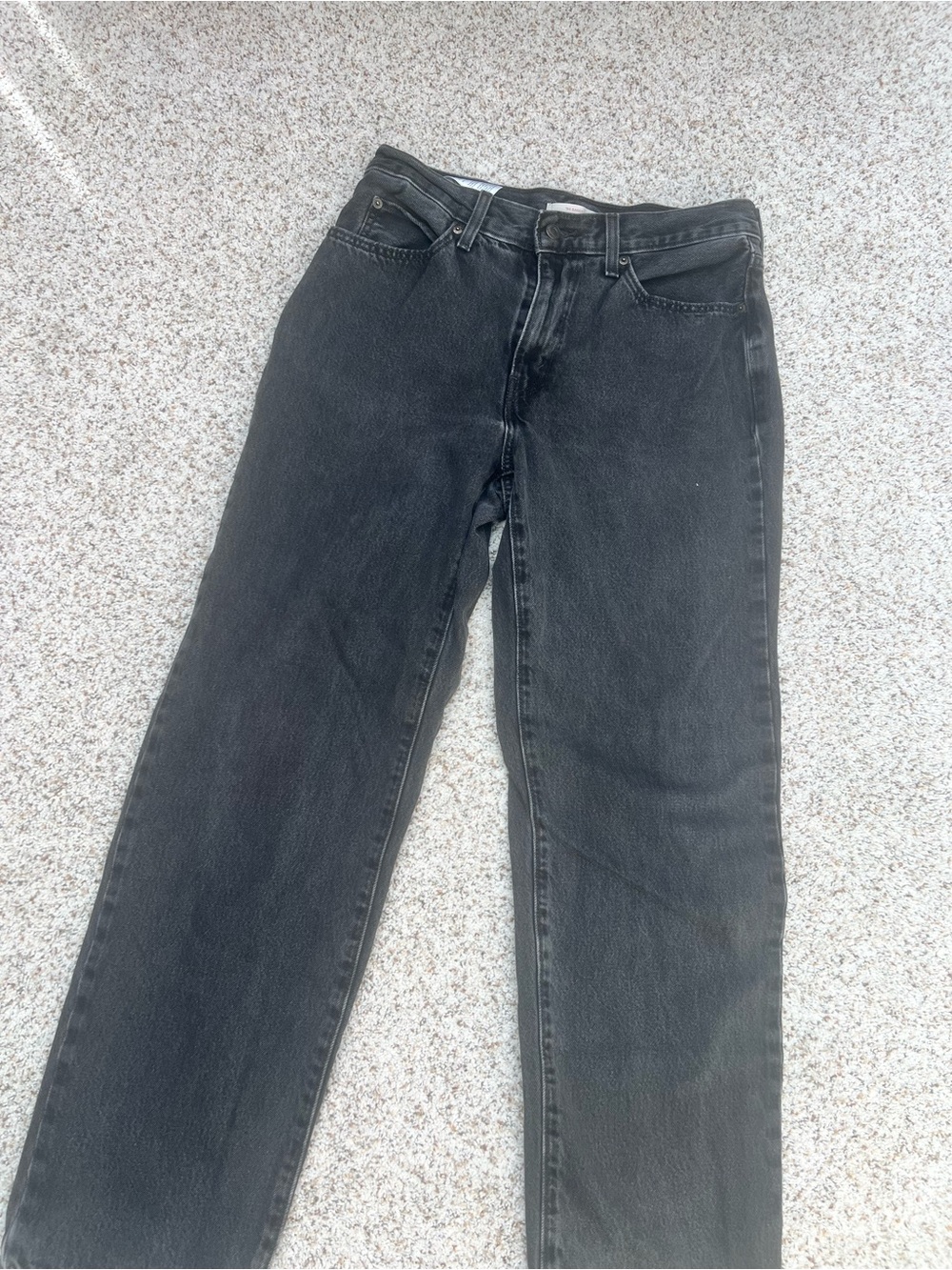 Women Relaxed Fit Black Jeans